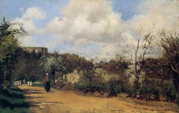 卡米耶 畢沙羅 Springtime in Louveciennes 卡米耶 畢沙羅 Springtime in Louveciennes